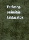 Fatömegszámítási táblázatok